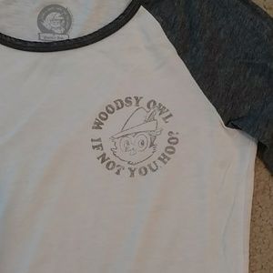 Woodsy the Owl Baseball shirt NWOT